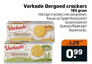 Aanbiedingen Verkade oergoed crackers - Verkade - Geldig van 20/06/2017 tot 02/07/2017 bij Trekpleister