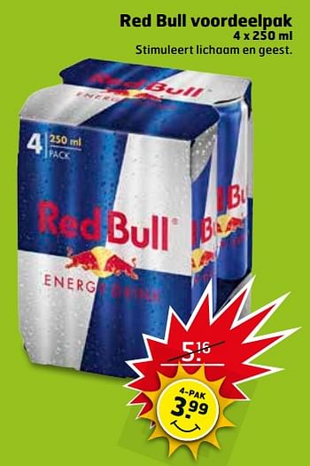 Aanbiedingen Red bull voordeelpak - Red Bull - Geldig van 20/06/2017 tot 02/07/2017 bij Trekpleister