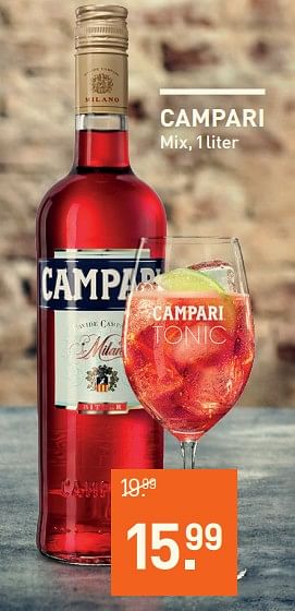 Aanbiedingen Campari mix - Campari - Geldig van 19/06/2017 tot 02/07/2017 bij Gall & Gall