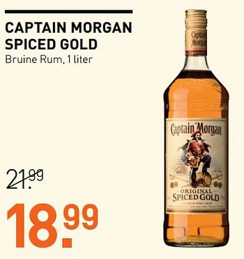 Aanbiedingen Captain morgan spiced gold - Captain Morgan - Geldig van 19/06/2017 tot 02/07/2017 bij Gall & Gall