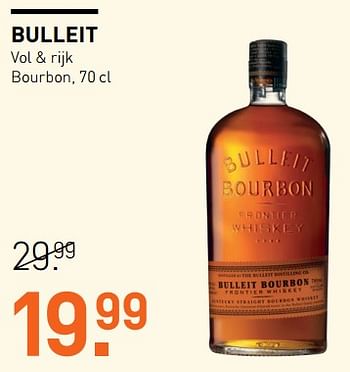 Aanbiedingen Bulleit bourbon - Bulleit Bourbon - Geldig van 19/06/2017 tot 02/07/2017 bij Gall & Gall