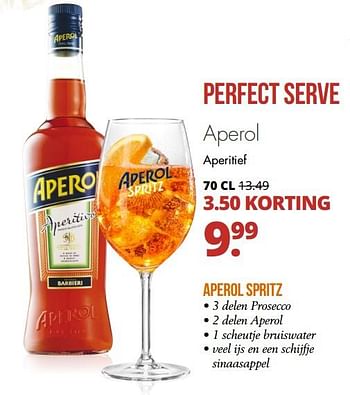 Aanbiedingen Aperol aperitief - Aperol - Geldig van 18/06/2017 tot 01/07/2017 bij Mitra