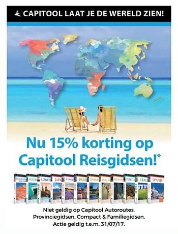 Aanbiedingen Nu 15% korting op capitool reisgidsen - Huismerk - Supra Bazar - Geldig van 27/06/2017 tot 25/07/2017 bij Supra Bazar