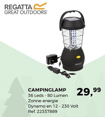 Aanbiedingen Campinglamp - Regatta - Geldig van 27/06/2017 tot 25/07/2017 bij Supra Bazar