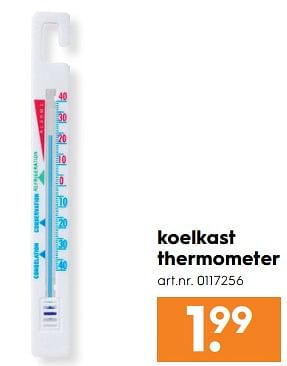 Aanbiedingen Koelkast thermometer - Huismerk - Blokker - Geldig van 17/06/2017 tot 28/06/2017 bij Blokker