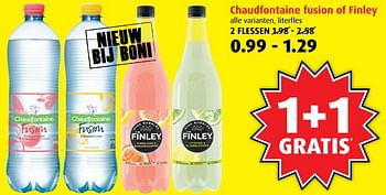 Aanbiedingen Chaudfontaine fusion of finley - Chaudfontaine - Geldig van 21/06/2017 tot 27/06/2017 bij Boni Supermarkt