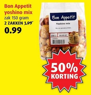 Aanbiedingen Bon appetit yoshino mix - Bon Appetit - Geldig van 21/06/2017 tot 27/06/2017 bij Boni Supermarkt