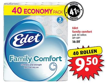 Aanbiedingen Edet family comfort - Edet - Geldig van 21/06/2017 tot 27/06/2017 bij Boni Supermarkt