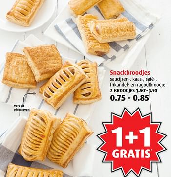 Aanbiedingen Snackbroodjes - Huismerk - Boni Supermarkt - Geldig van 21/06/2017 tot 27/06/2017 bij Boni Supermarkt