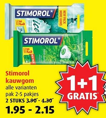 Aanbiedingen Stimorol kauwgom - Stimorol - Geldig van 21/06/2017 tot 27/06/2017 bij Boni Supermarkt