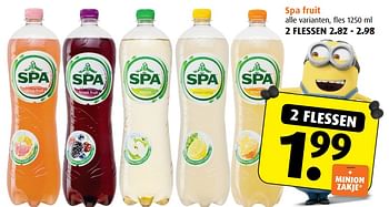 Aanbiedingen Spa fruit - Spa - Geldig van 21/06/2017 tot 27/06/2017 bij Boni Supermarkt