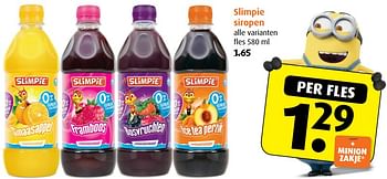 Aanbiedingen Slimpie siropen - Slimpie - Geldig van 21/06/2017 tot 27/06/2017 bij Boni Supermarkt
