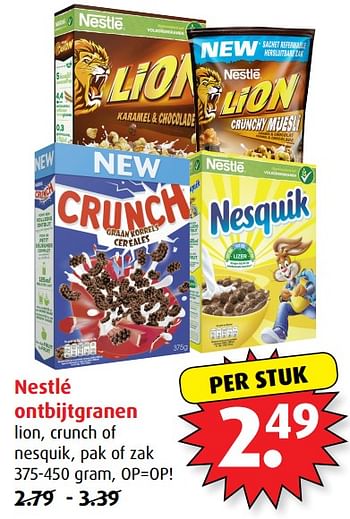 Aanbiedingen Nestlé ontbijtgranen - Nestlé - Geldig van 21/06/2017 tot 27/06/2017 bij Boni Supermarkt