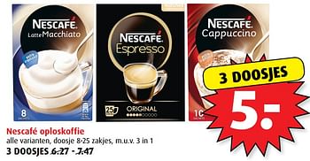 Aanbiedingen Nescafé oploskoffie - Nescafe - Geldig van 21/06/2017 tot 27/06/2017 bij Boni Supermarkt