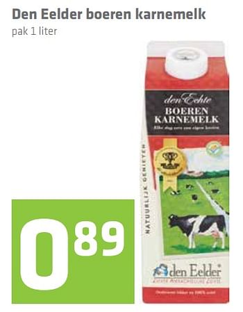 Aanbiedingen Den eelder boeren karnemelk - Den Eelder - Geldig van 15/06/2017 tot 28/07/2017 bij Attent