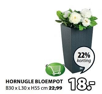 Aanbiedingen Hornugle bloempot - Huismerk - Jysk - Geldig van 19/06/2017 tot 02/07/2017 bij Jysk