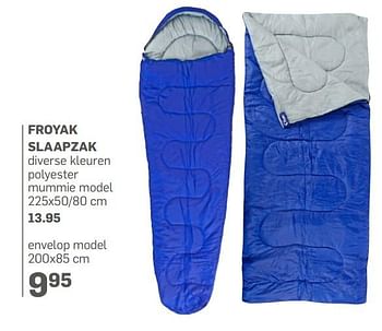 Gestreept Maak een sneeuwpop Aardewerk Froyak Froyak slaapzak envelop model - Promotie bij Action