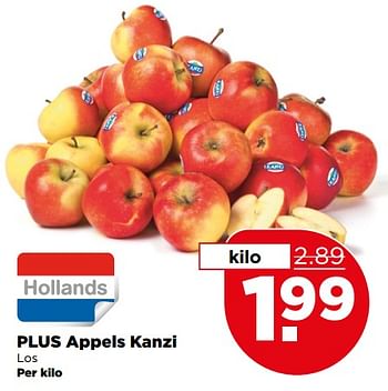 Aanbiedingen Plus appels kanzi - Huismerk - Plus - Geldig van 25/06/2017 tot 01/07/2017 bij Plus