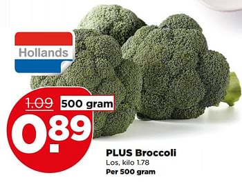 Aanbiedingen Plus broccoli - Huismerk - Plus - Geldig van 25/06/2017 tot 01/07/2017 bij Plus