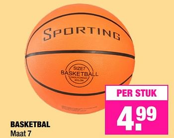 Aanbiedingen Basketbal - Huismerk - Big Bazar - Geldig van 19/06/2017 tot 02/07/2017 bij Big Bazar