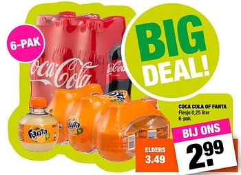 Aanbiedingen Coca cola of fanta - Huismerk - Big Bazar - Geldig van 19/06/2017 tot 02/07/2017 bij Big Bazar