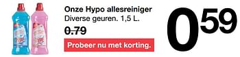 Aanbiedingen Onze hypo allesreiniger - Hypo - Geldig van 23/06/2017 tot 30/06/2017 bij Zeeman