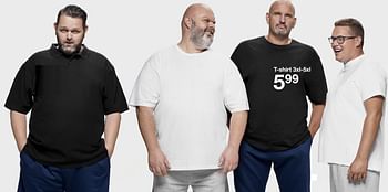 Aanbiedingen T-shirt - Huismerk - Zeeman  - Geldig van 23/06/2017 tot 30/06/2017 bij Zeeman