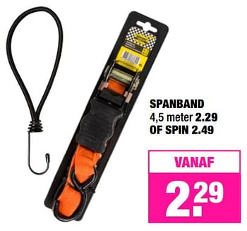 Aanbiedingen Spanband - Huismerk - Big Bazar - Geldig van 19/06/2017 tot 02/07/2017 bij Big Bazar