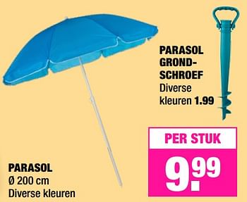 Aanbiedingen Parasol - Huismerk - Big Bazar - Geldig van 19/06/2017 tot 02/07/2017 bij Big Bazar