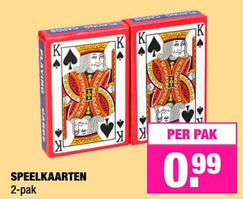 Aanbiedingen Speelkaarten - Huismerk - Big Bazar - Geldig van 19/06/2017 tot 02/07/2017 bij Big Bazar