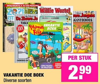 Aanbiedingen Vakantie doe boek - Huismerk - Big Bazar - Geldig van 19/06/2017 tot 02/07/2017 bij Big Bazar