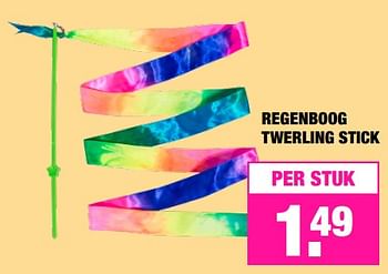 Aanbiedingen Regenboog twerling stick - Huismerk - Big Bazar - Geldig van 19/06/2017 tot 02/07/2017 bij Big Bazar