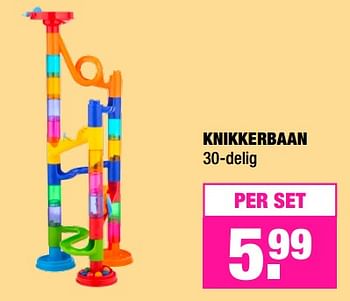 Aanbiedingen Knikkerbaan - Huismerk - Big Bazar - Geldig van 19/06/2017 tot 02/07/2017 bij Big Bazar
