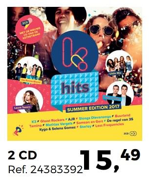 Aanbiedingen 2 cd k hits - Huismerk - Supra Bazar - Geldig van 27/06/2017 tot 25/07/2017 bij Supra Bazar