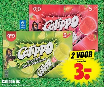Aanbiedingen Calippo ijs - Ola - Geldig van 25/06/2017 tot 01/07/2017 bij Lekker Doen