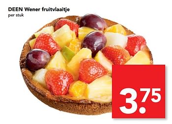 Aanbiedingen Deen wener fruitvlaaitje - Huismerk deen supermarkt - Geldig van 25/06/2017 tot 01/07/2017 bij Deen Supermarkten