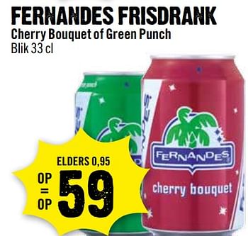 Aanbiedingen Fernandes frisdrank - Fernandes - Geldig van 25/06/2017 tot 01/07/2017 bij Dirk III