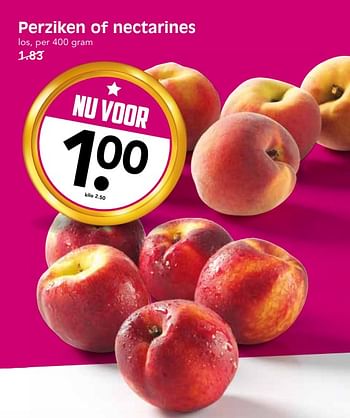 Aanbiedingen Perziken of nectarines - Huismerk - Em-té - Geldig van 25/06/2017 tot 01/07/2017 bij Em-té