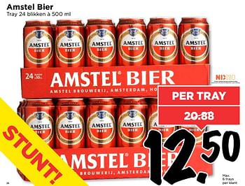 Aanbiedingen Amstel bier - Amstel - Geldig van 25/06/2017 tot 01/07/2017 bij Vomar