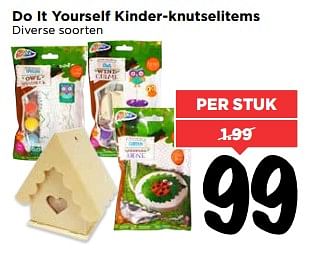 Aanbiedingen Do it yourself kinder-knutselitems - Huismerk Vomar - Geldig van 25/06/2017 tot 01/07/2017 bij Vomar