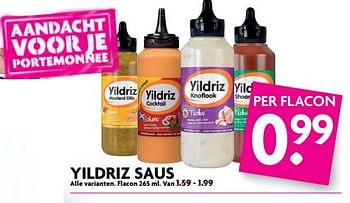 Aanbiedingen Yildriz saus - Yildriz - Geldig van 25/06/2017 tot 01/07/2017 bij Deka Markt