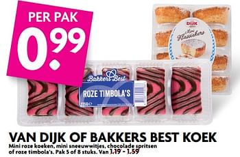 Aanbiedingen Van dijk of bakkers best koek - Huismerk - Deka Markt - Geldig van 25/06/2017 tot 01/07/2017 bij Deka Markt