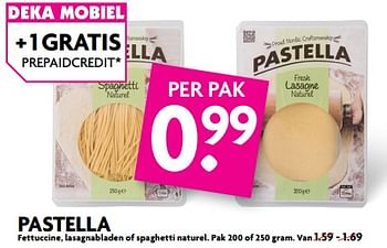 Aanbiedingen Pastella - Pastella - Geldig van 25/06/2017 tot 01/07/2017 bij Deka Markt