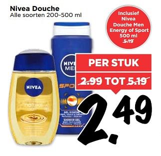 Aanbiedingen Nivea douche - Nivea - Geldig van 25/06/2017 tot 01/07/2017 bij Vomar