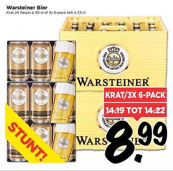 Aanbiedingen Warsteiner bier - Warsteiner - Geldig van 25/06/2017 tot 01/07/2017 bij Vomar
