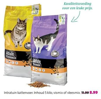 Aanbiedingen Intratuin kattenvoer - Huismerk - Intratuin - Geldig van 26/06/2017 tot 02/07/2017 bij Intratuin