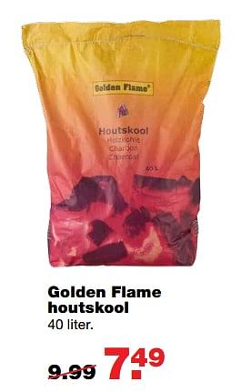 Aanbiedingen Golden flame houtskool - Golden Flame - Geldig van 26/06/2017 tot 09/07/2017 bij Praxis