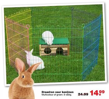 Aanbiedingen Draadren voor konijnen - Huismerk - Praxis - Geldig van 26/06/2017 tot 09/07/2017 bij Praxis