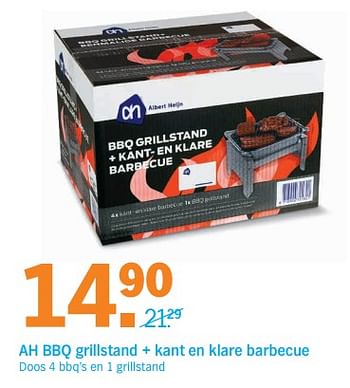Aanbiedingen Ah bbq grillstand + kant en klare barbecue - Huismerk - Albert Heijn - Geldig van 26/06/2017 tot 02/07/2017 bij Albert Heijn