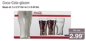 Aanbiedingen Coca-cola-glazen - Coca Cola - Geldig van 26/06/2017 tot 01/07/2017 bij Aldi